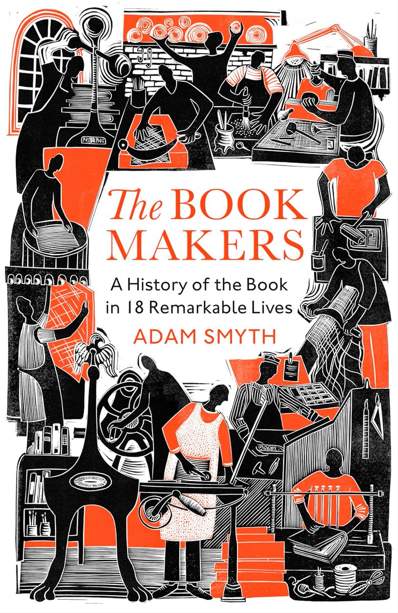 Today is UK publication day for The Book-Makers: A History of the Book in 18 Remarkable Lives! If you can’t read the whole book, here it is, epitomised, in a thread …