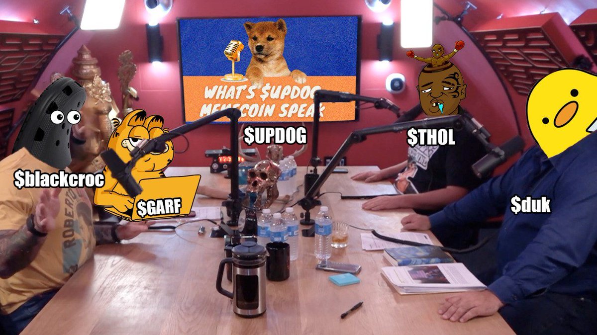blackcroconsol's tweet photo. Joining @updogtoken first official Memecoin Speak X space this Friday at 8 pm EST along with @dukfuksonsol, @GARF_Solana and @tholanasol ! 🥳
Set your reminder and share this with everyone! ⏰
https://t.co/Ca9urknTWU
Blackcrocs stay on!
#Ama #AlphaTalk #Xspace #TwitterSpace https://t.co/1YgIEdTbr2