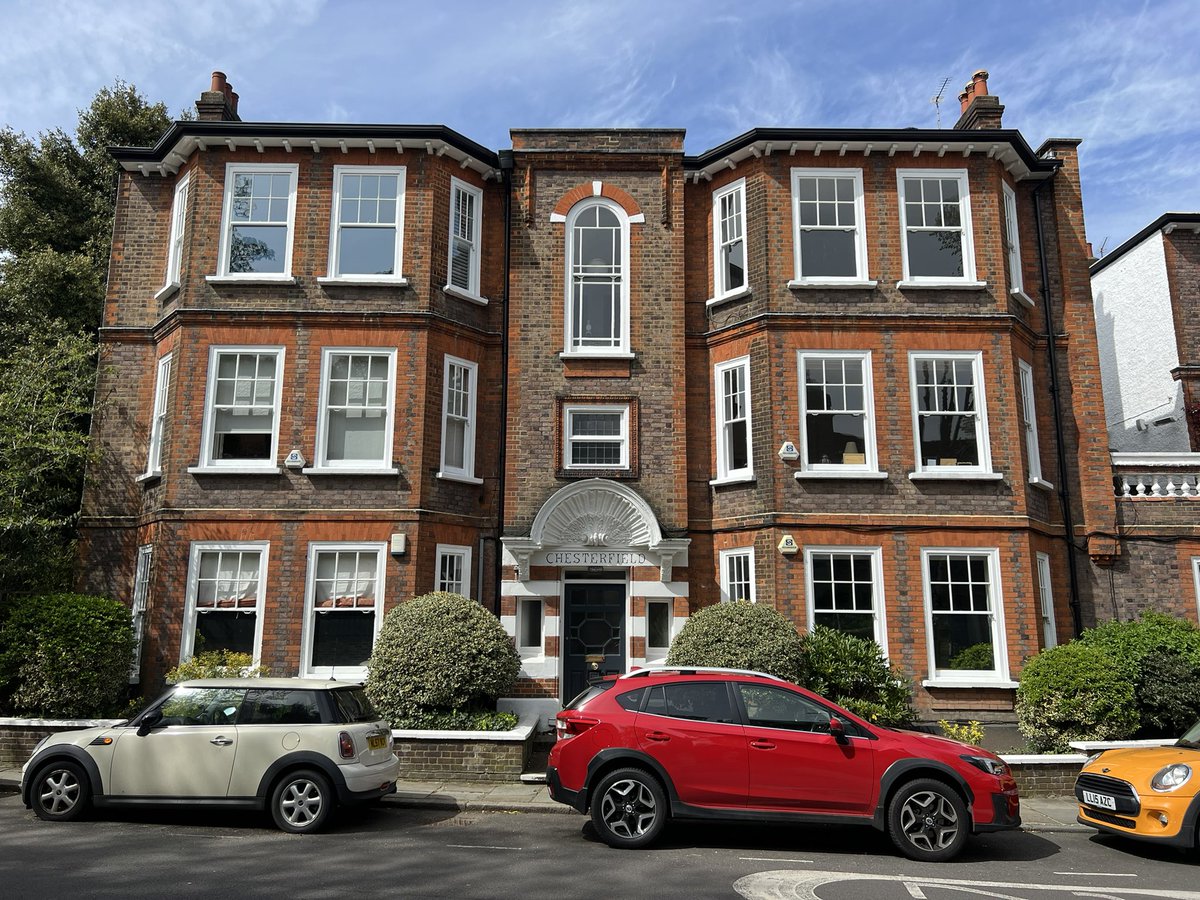 A small mansion block sits harmoniously within a street of homes and terraces in Highgate. There’s no reason small, beautiful blocks like this one couldn’t sprout across suburban London, adding 10,000’s of much needed homes in a wave of the gentlest gentle density.