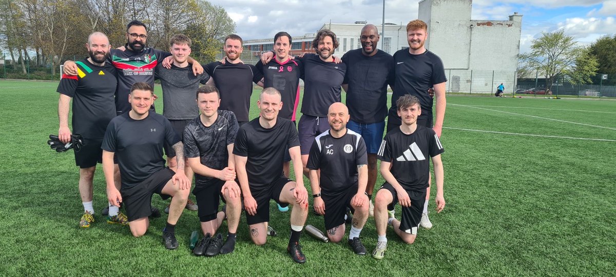 Great to have so many <a href="/StMungosAcademy/">St Mungo's Academy</a>  teachers and staff volunteer their time to participate in the S6 v Staff football game. Nice to have a run out in the sun and show that experience is key. If only some had FOURseen what was to come.