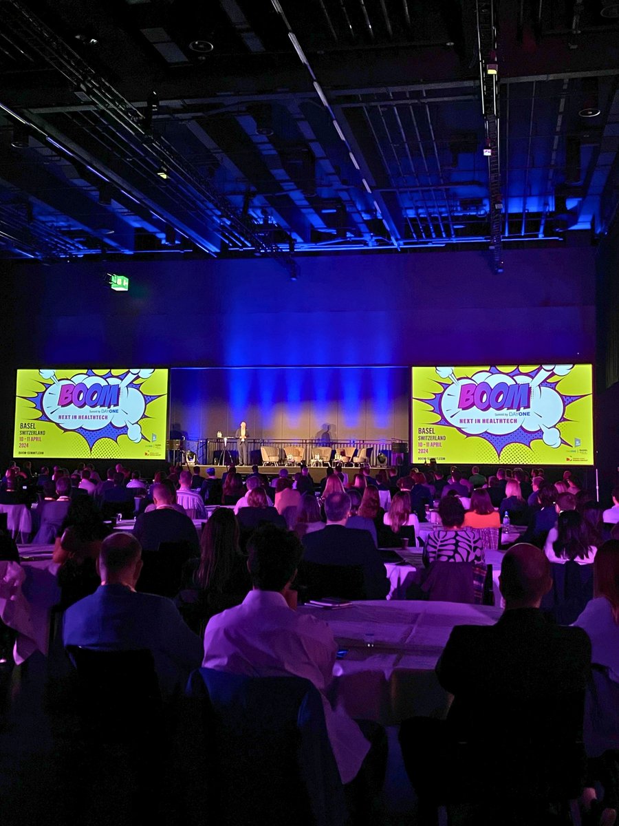investCH's tweet photo. Look back at the @BoomSummit24 🚀
 
Last week, 500 experts, entrepreneurs, patients, investors, and political decision-makers met in Basel for the BOOM Summit to exchange their knowledge and expertise and discuss the latest #HealthTech trends. https://t.co/ohF9zYFxA1