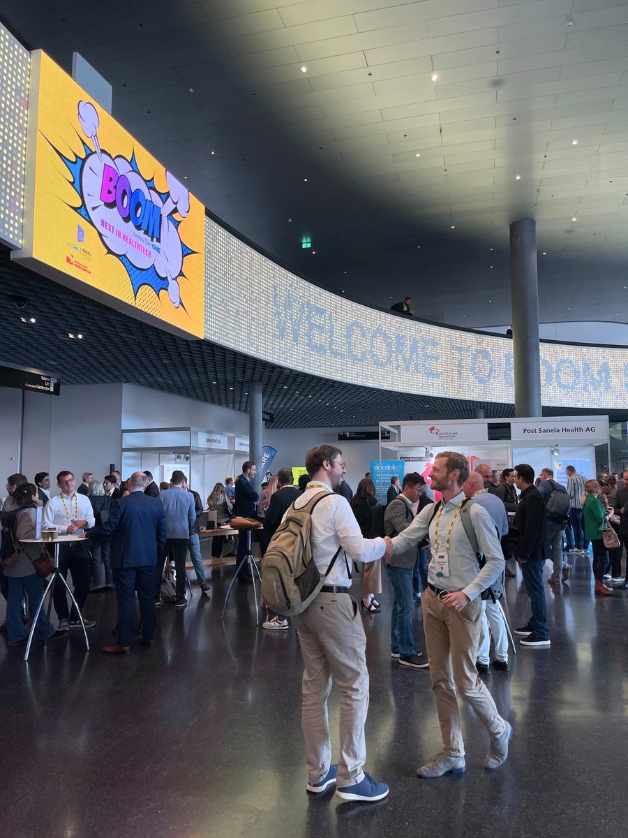 Look back at the @BoomSummit24 🚀 Last week, 500 experts, entrepreneurs, patients, investors, and political decision-makers met in Basel for the BOOM Summit to exchange their knowledge and expertise and discuss the latest #HealthTech trends.