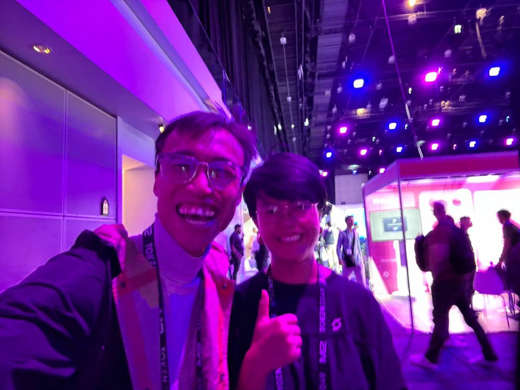 Wonderful things to go to offline conferences is that you make real connections with people. Bumping into a friend met at EthDenver last year again today at Token2049. What a nice surprise @0xMilkiee