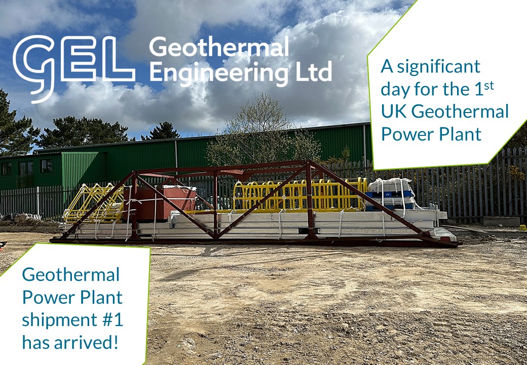 The 17th of April was a momentous day for @GELtd the 1st UK #Geothermal Power Plant has started to arrive. The transformation of the site at #UnitedDowns is well underway. Book your tickets to the next Open Day on 29th May on Eventbrite to see the progress being made.