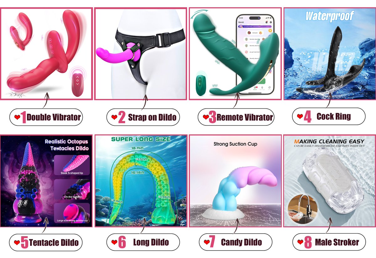 Scottchancdj's tweet photo. 🎉Any toys on this list strike your fancy?

👇To get your one:

💞RT this tweet
☑️Follow me
📩DM

⚠️I won't respond to scammers don't waste our time
#dickthread #shemales #pegging #daddybears #gay https://t.co/8KBui2YUQF