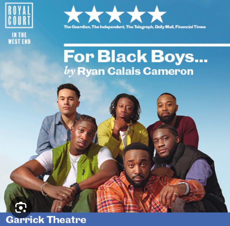 ‘For Black Boys…’ it’s like nothing else in the West End. Funny and devastating in equal measure. Sensational writing and performances. 👏@NimaxTheatres