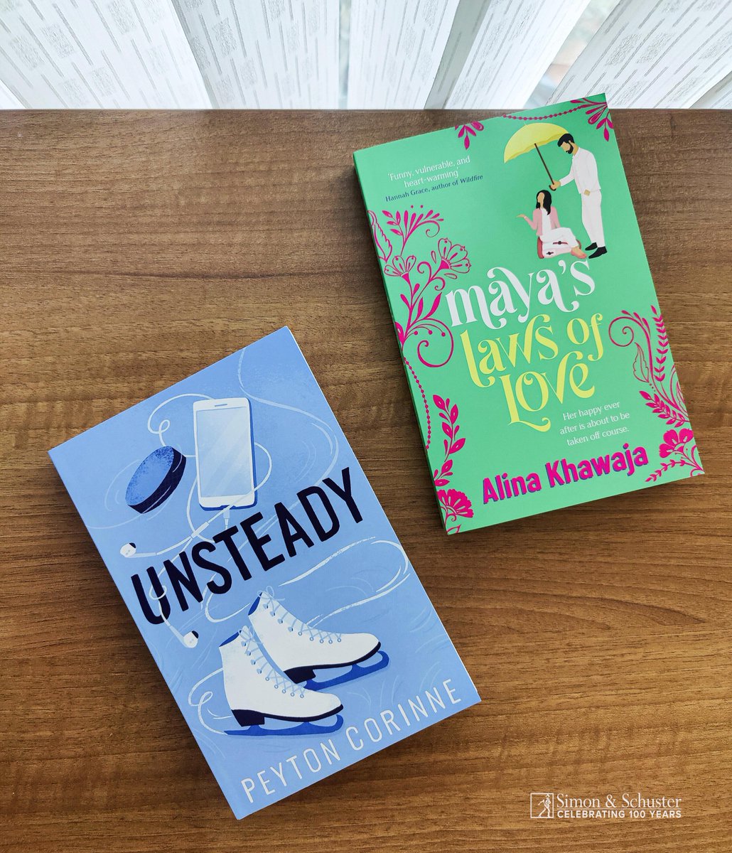 The final copies have arrived at the office! They will be released soon. How excited are you!

Unsteady - 25th April
Maya's Laws of Love - 28th April

#romancebooks #mayaslawoflove #unsteady #romancetrope #romancefiction #bookstagram #bookstagramindia #sportsromance
