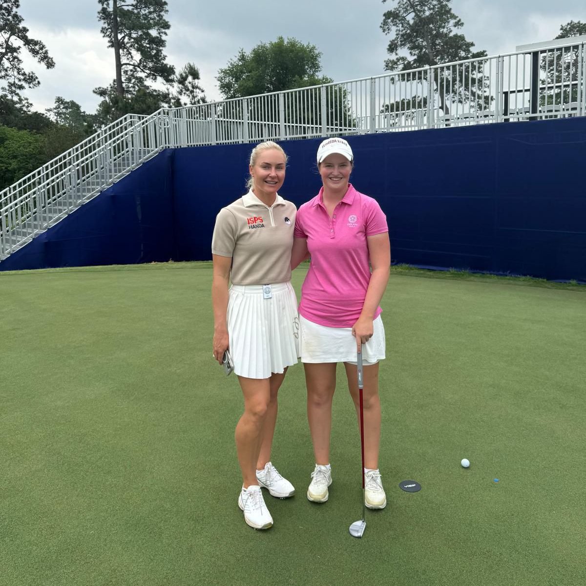 🥹 Just two England legends teeing it up at the @Chevron_Golf this week! Good luck @HullCharley & @LottieWoad! 🏴󠁧󠁢󠁥󠁮󠁧󠁿 It's a first major for Lottie who qualified following victory in the @anwagolf 👏 #TheChevronChampionship #RespectInGolf #TogetherInGolf