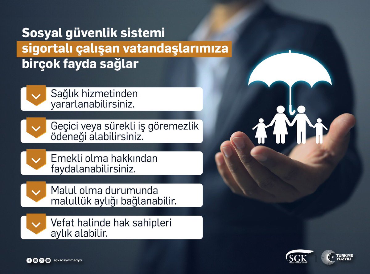 Sosyal güvencenizle birçok haklardan faydalanabileceğinizi biliyor musunuz?