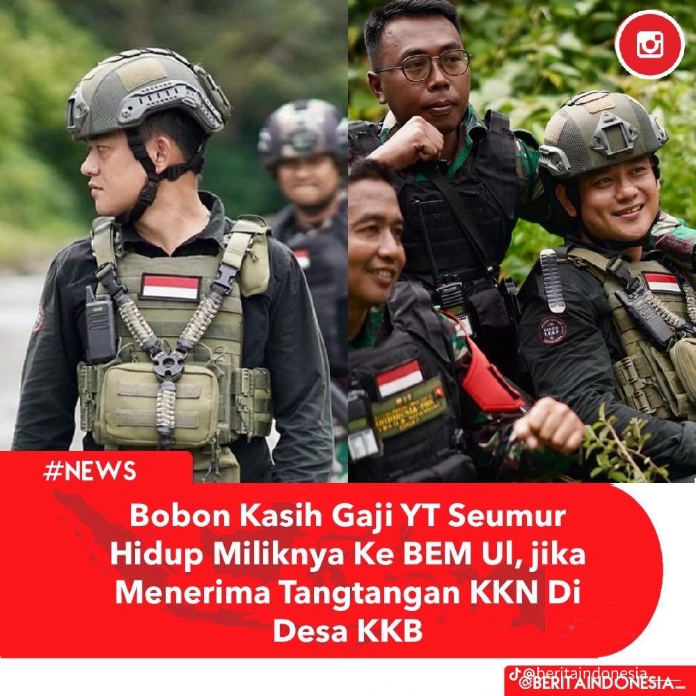 Setelah TNI tantang Bem UI KKN di Desa KKB, giliran Bobon yang Menantang BEM UI A thread