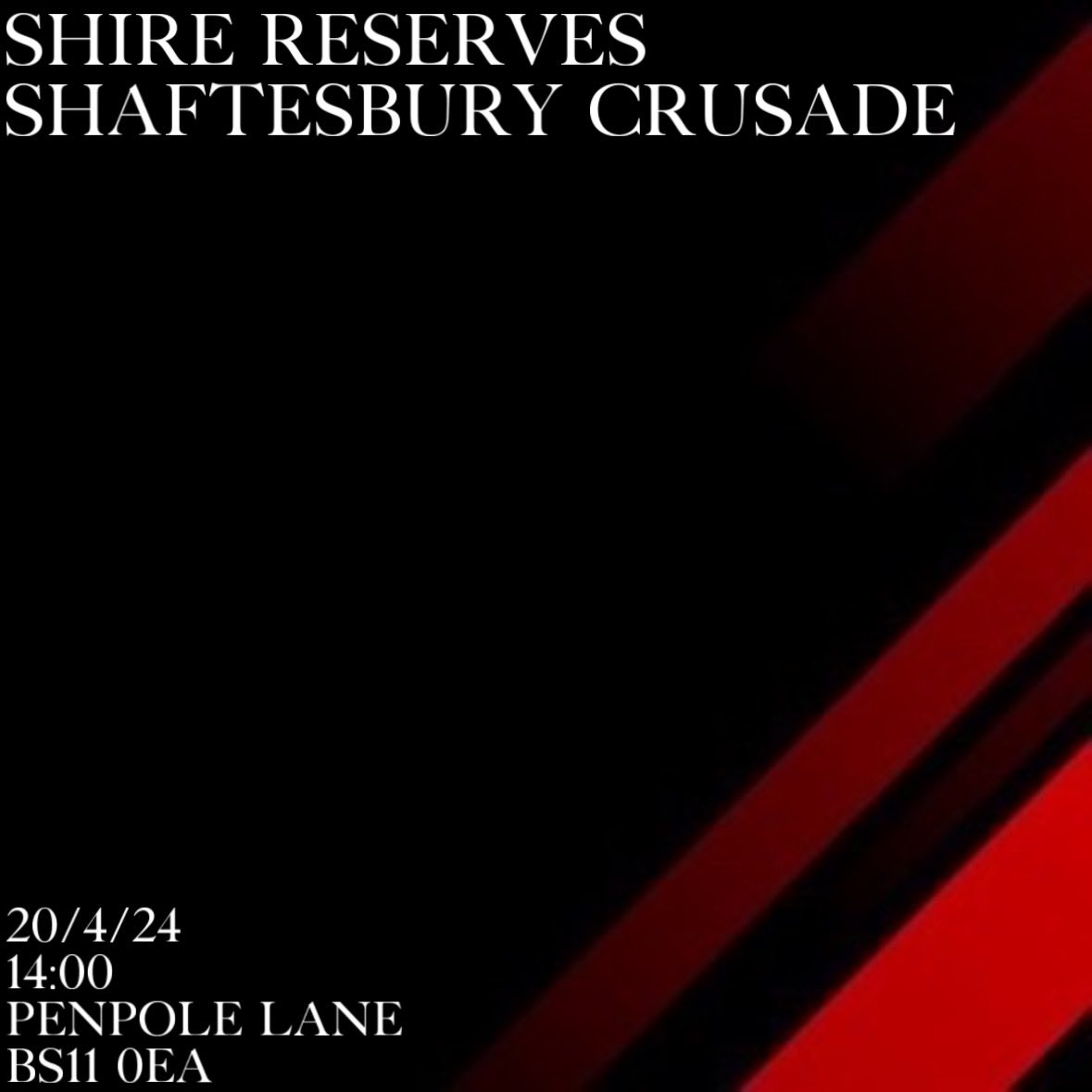 NEXT UP 4 games left for the Reserves, this Saturday is the last game at Penpole Lane for the season and they welcome @UpTheShaz back. @_BPCL 🔴☠️