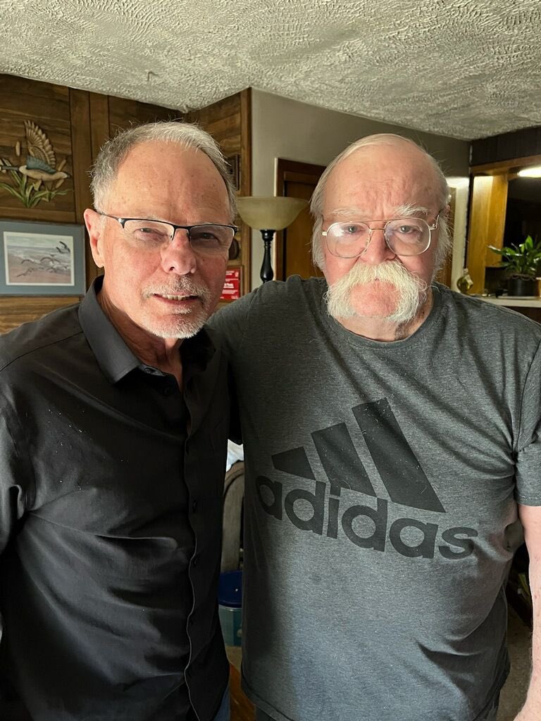 Forever friendships are beautiful! My dad, Mike Kennedy, and THE Frank Solich - two of the best! <a href="/HuskerFootball/">Nebraska Football</a>