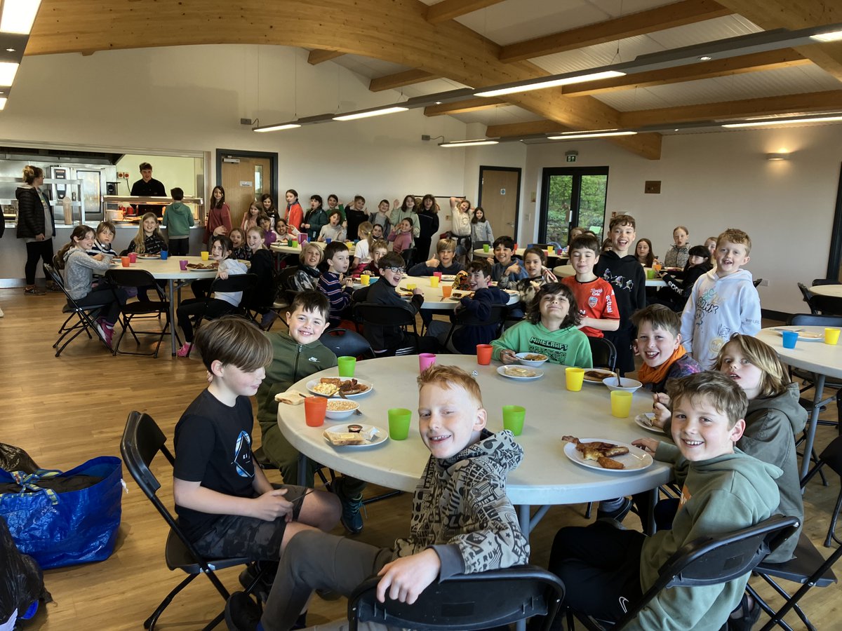 StAgnesAce's tweet photo. Good morning from a sunny Dartmoor! It was a great night and now we are fuelling up for a big day of activities! https://t.co/kseEKNHHhX