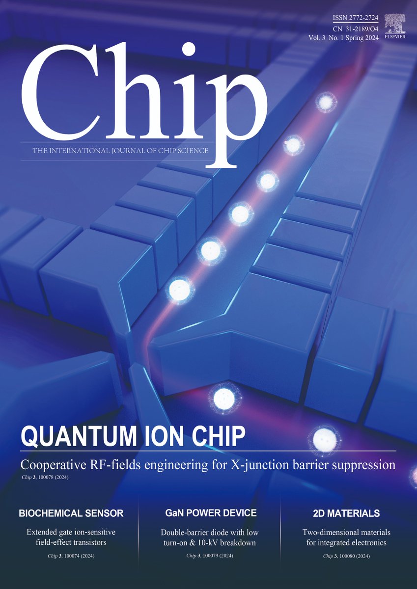 BREAKING: #Chip's Spring 2024 Issue is fully online with complete #OpenAccess. This current issue contains 6 Research Articles and 2 Reviews (article nos. 100073/74/77-82). Read full issue: sciencedirect.com/journal/chip/v…
#AllAboutChip #Spring2024 #NewIssue @ElsevierConnect