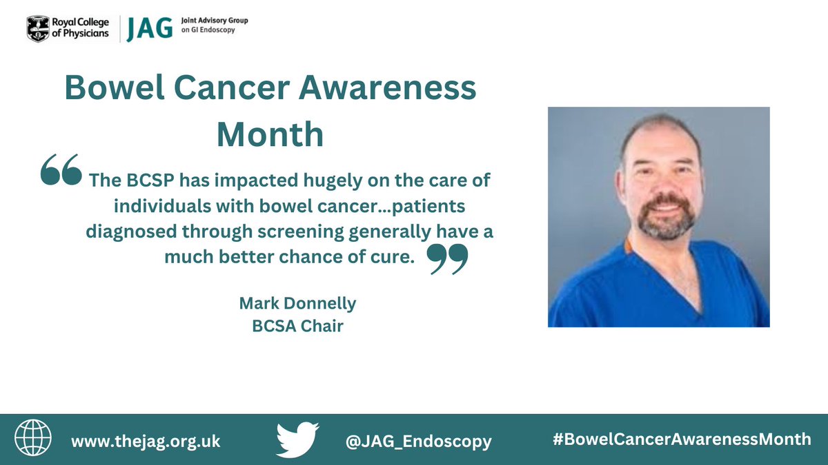 Ensuring early diagnosis is a key goal of the Bowel Cancer Screening Programme 
Read the full article here:
thejag.org.uk/news/bowel%20c…

#BowelCancerAwarenessMonth