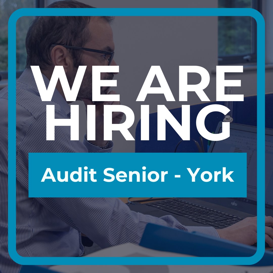 Are you an ACA or ACCA qualified accountant in the York region?

Our close-knit York office is looking for an Audit Senior to join the team.

cliveowen.com/careers/audit-…
#Yorkjobs #accountancy #clients