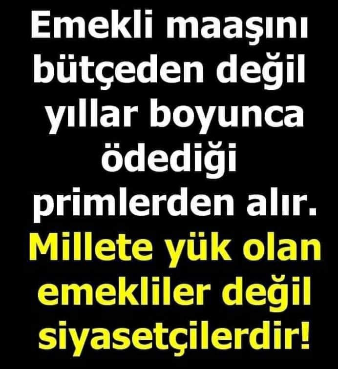 #EmekliUyarıyor