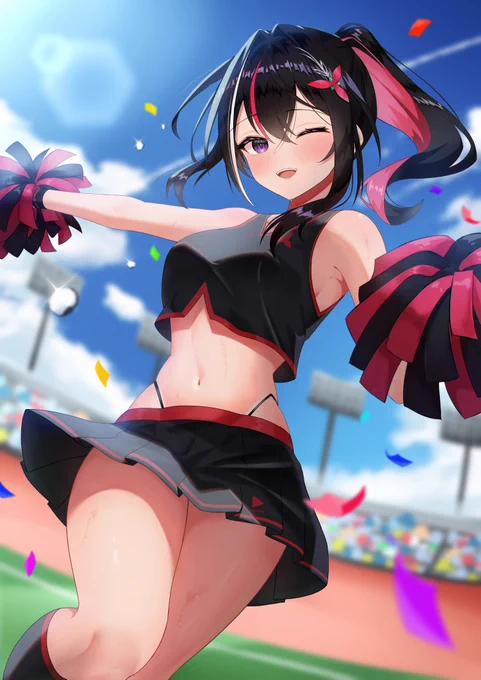 チアガールAZKi#AZKiART 