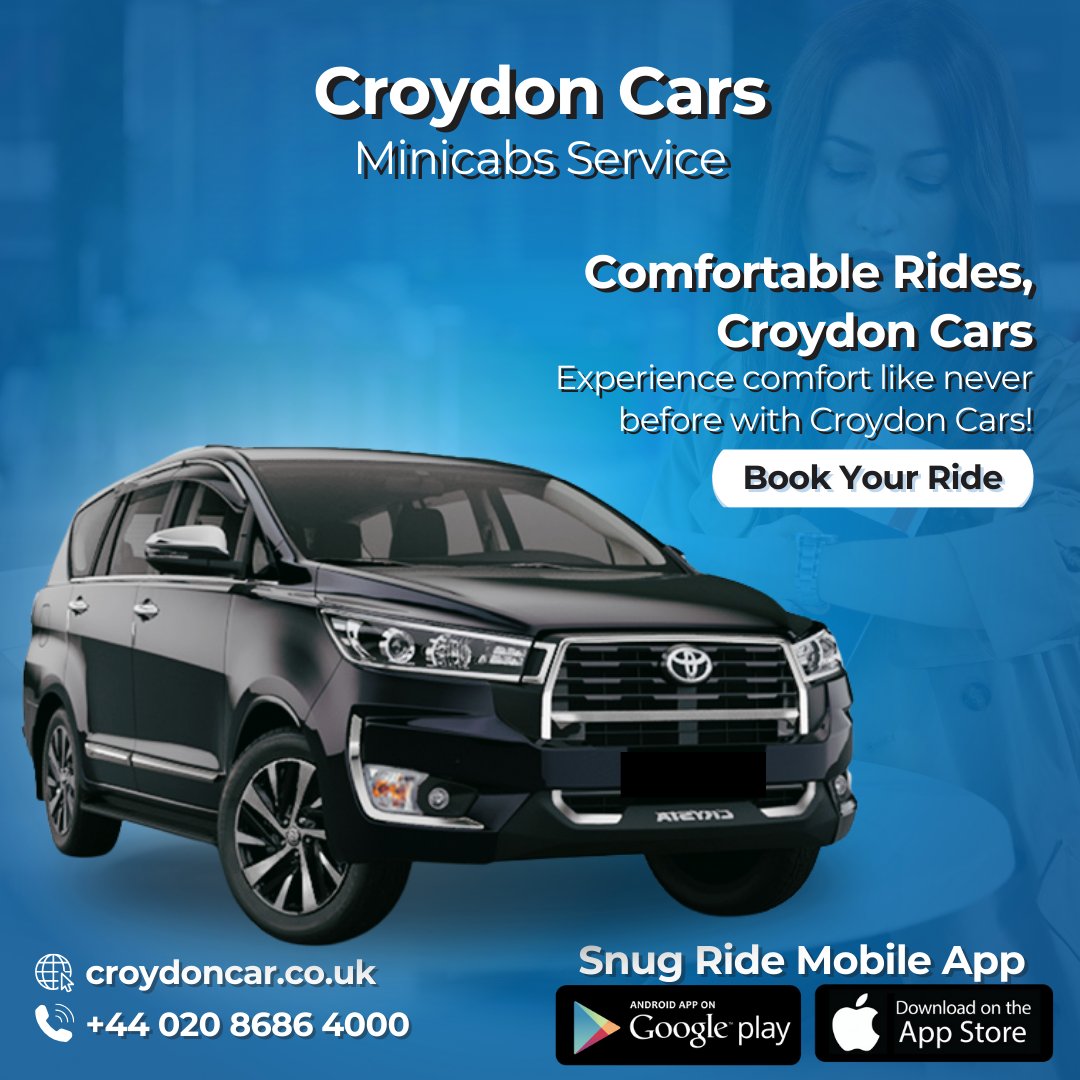 croydoncabsuk's tweet photo. Your comfort is our priority at Croydon Cars. Enjoy spacious interiors and smooth rides for every journey.
Book Now: https://t.co/TFLbeGXtT0
Call Now: +442086864000
#CroydonCars #SmoothRides #LuxuryTravel #BookCar #RideInStyle #ReliableTransport #ConvenientBooking #CroydonCarApp https://t.co/znSLW837AU