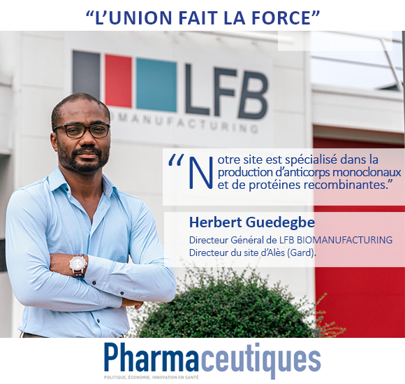 La France occupe désormais la 🥈 place du classement des pays développant le plus de biomédicaments ! @Pharmaceutiques présente la filière française de #bioproduction, avec l’éclairage d’Herbert Guedegbe, Directeur du site #LFBBIOMANUFACTURING d’Alès. 
👉pharmaceutiques.com/magazine-pharm…