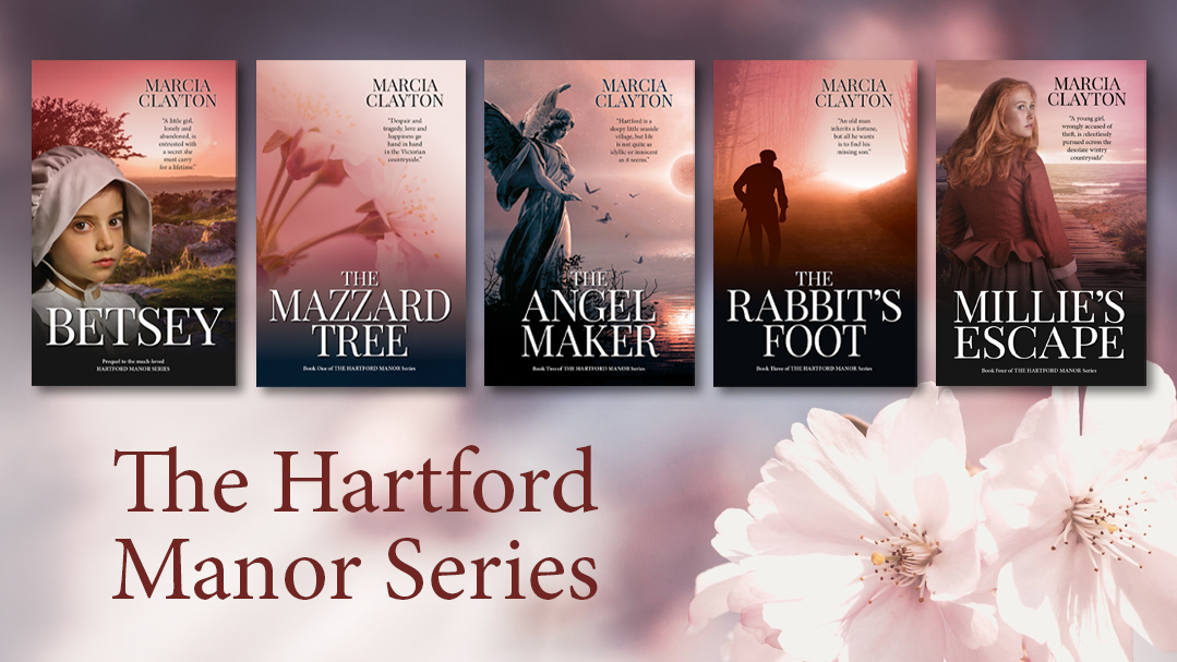 The Hartford Manor Series is a Victorian family saga. One reader described my books as a cross between a Catherine Cookson novel and Winston Graham's Poldark! mybook.to/Betsey viewauthor.at/MarciaClayton #writingcommunity #readers #RomanceReaders