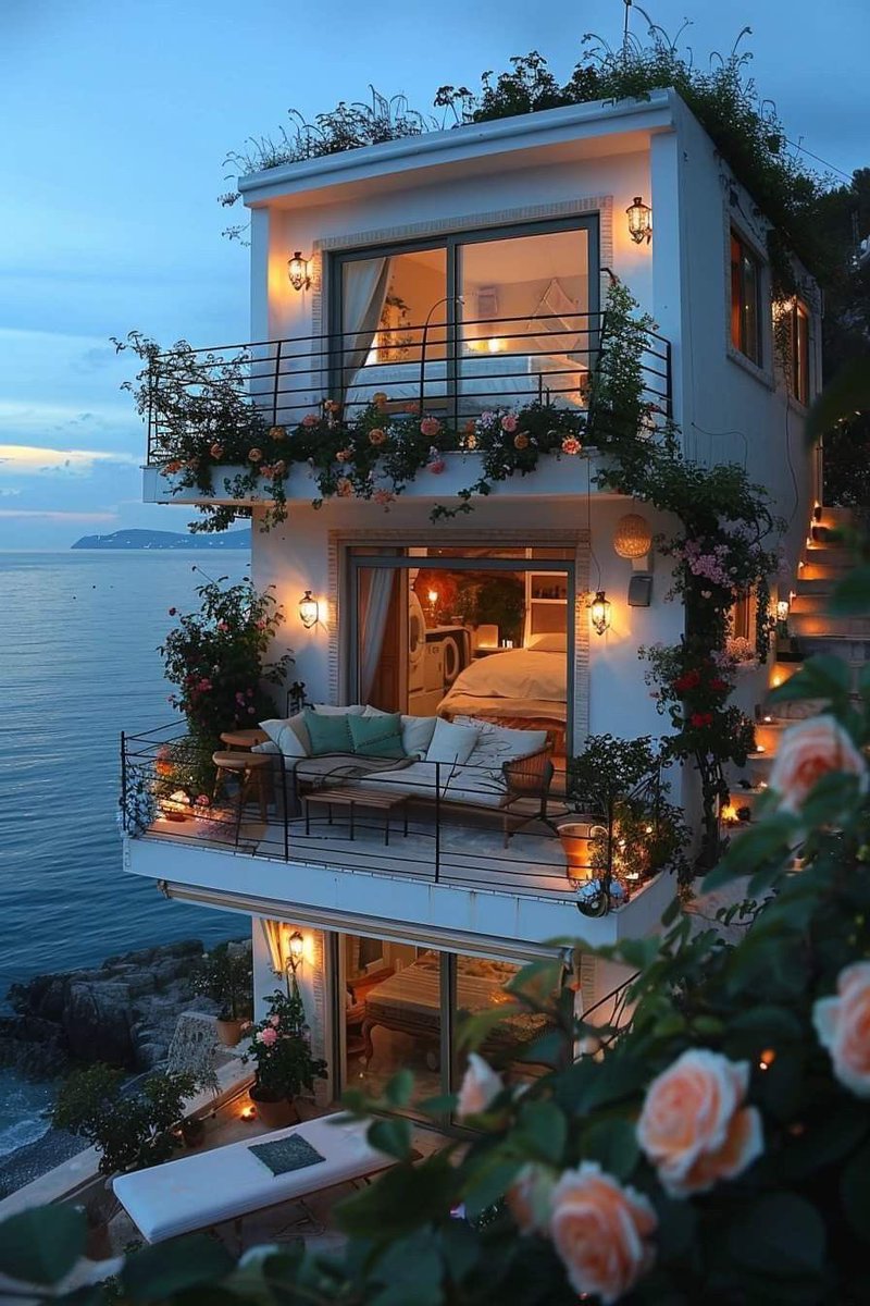 Sea side house.