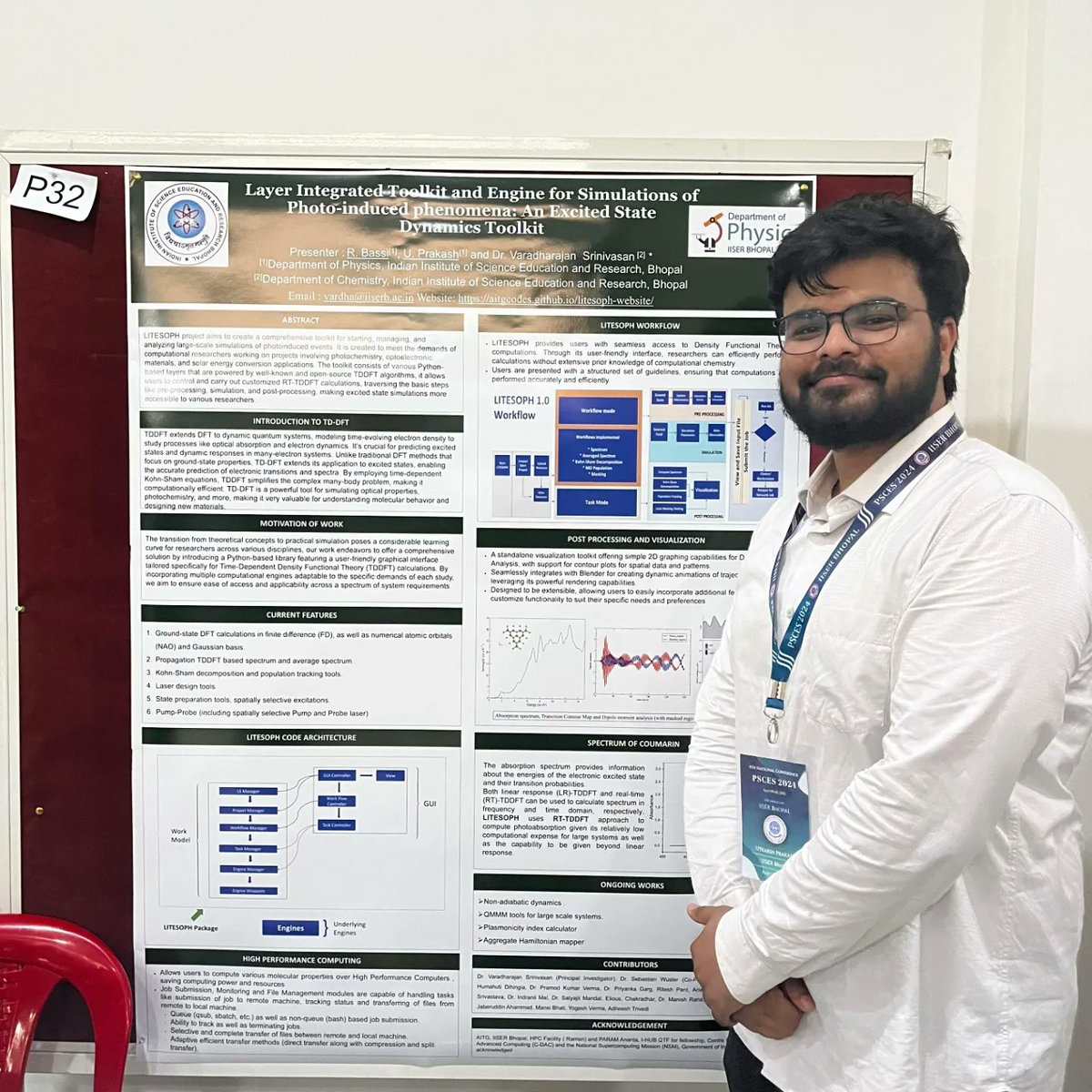 Proud to present my poster in the 4th National Conference on Physics of Strongly Correlated Electron Systems, held at IISER Bhopal. 
Grateful to @Vardha_AITG for providing me with this opportunity.

I would also like to thank @Nano_Nisha for her extraordinary support.