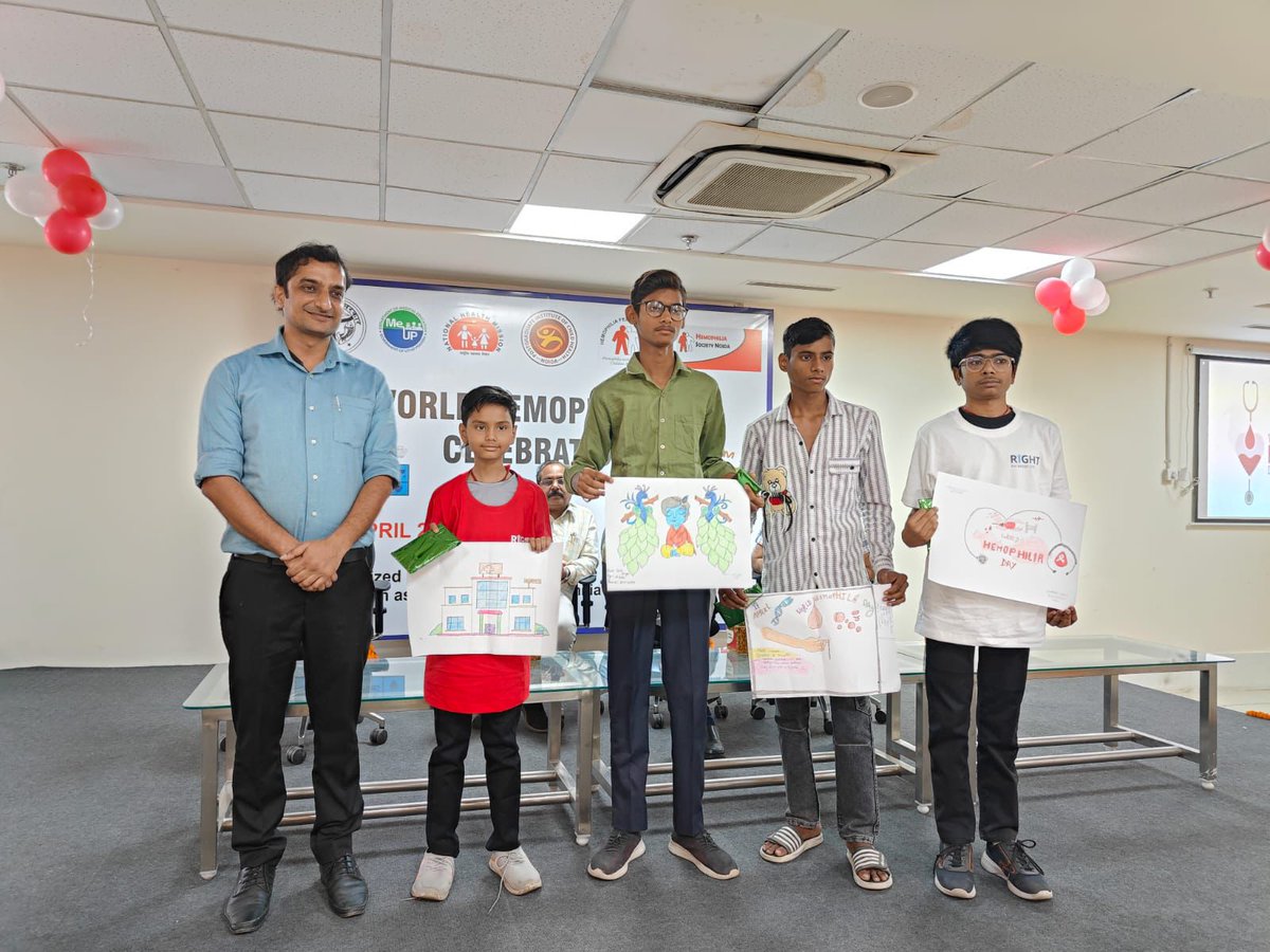 On April 13th and 17th, 2024, MeUP's @ssphpgti PGICH and Hemophilia Society, Noida organized a program to help children with hemophilia receive treatment, counseling, dental guidance, and physiotherapy to lead a near-normal life.

#MeUP #MedicalEducation #PGICH #Noida