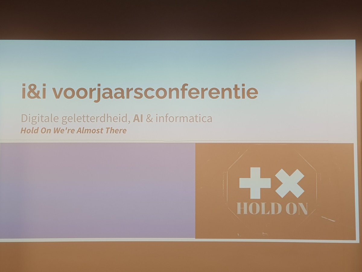 Vandaag op bezoek bij de conferentie van de vakvereniging
@ieni
ieni.github.io/april2024/