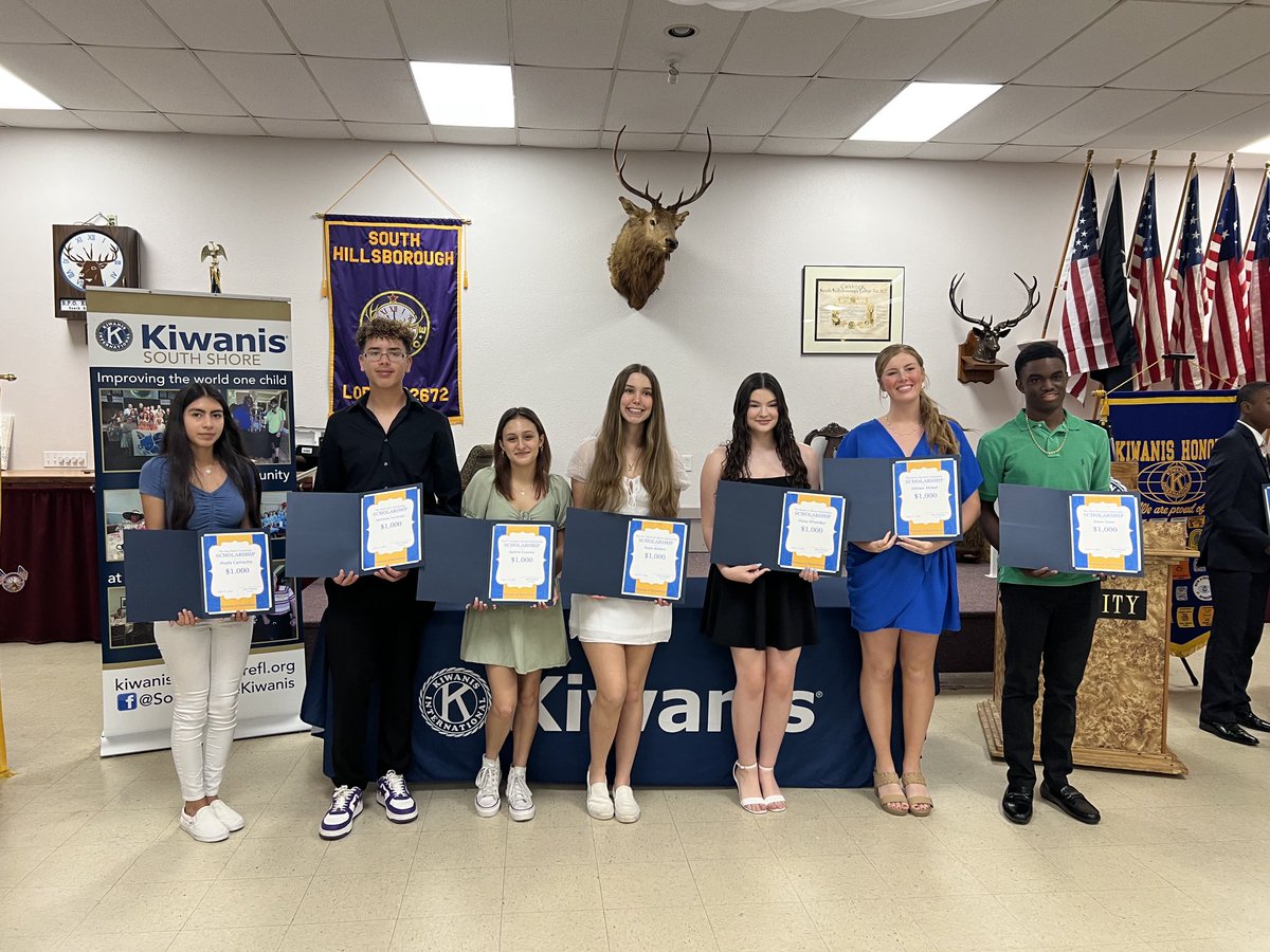 Congratulations to our Kiwanis scholarship recipients!