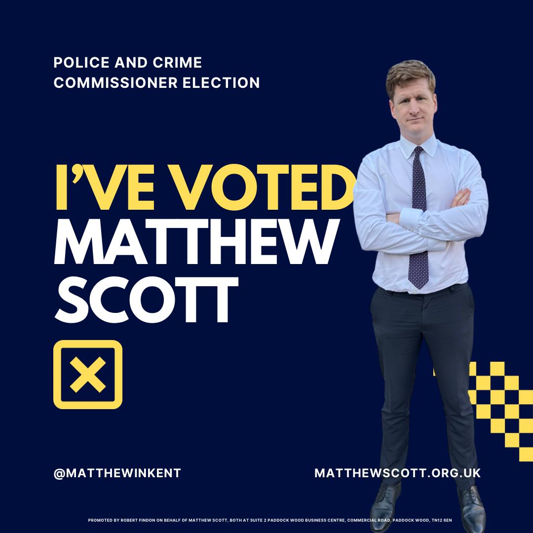 Voted by post for @matthewinkent