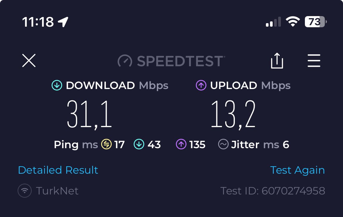 KoruSelahattin's tweet photo. @mesutcevik Hala maksimum 35 hıza ancak ulaşabilen şanssız haneler … @TurkTelekom lütfen fiber altyapıyı bekleye bekleye ağaç olduk :) https://t.co/nzV6CliRup