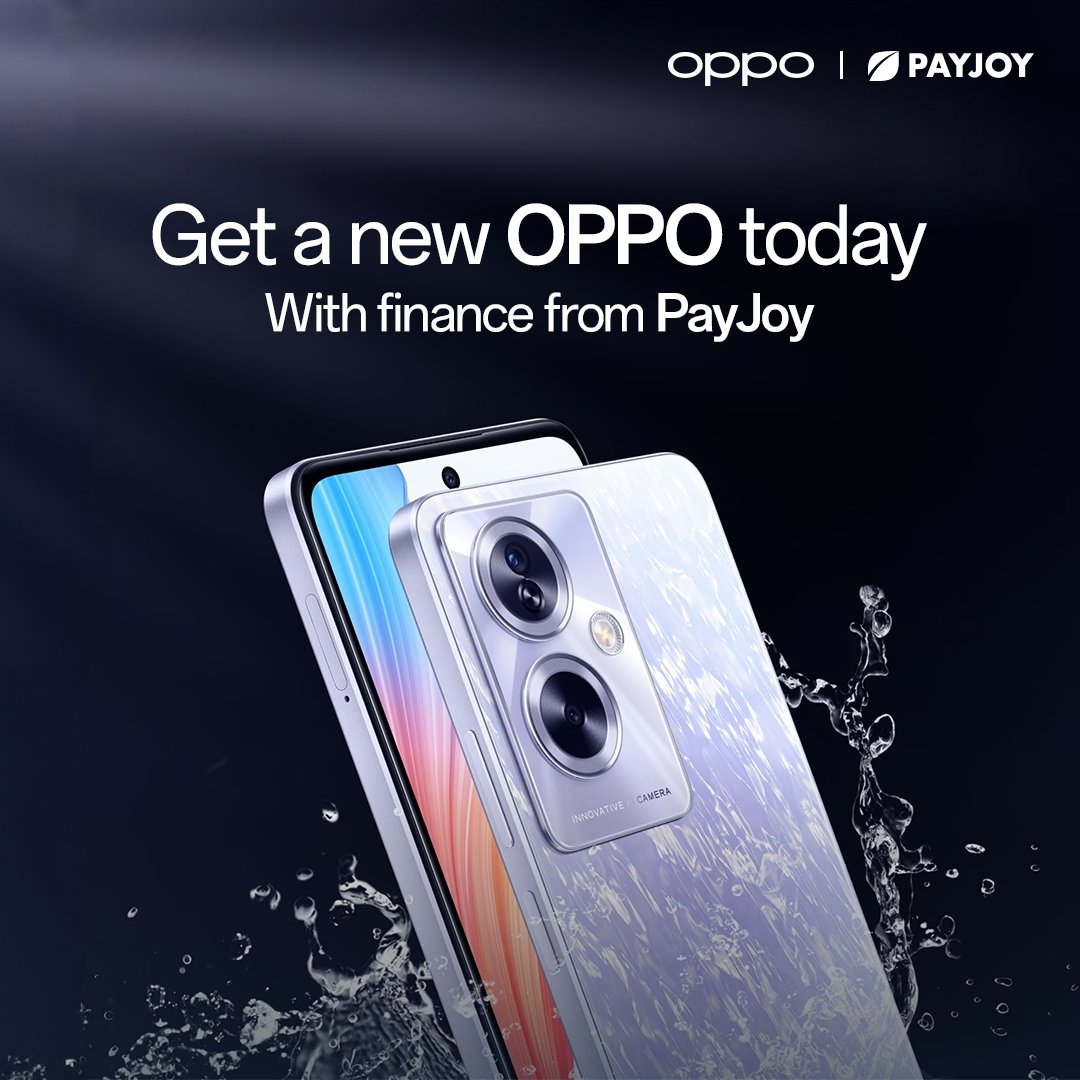 Who says you can’t afford that OPPO you’ve been eyeing? Qualify to buy a range of OPPO devices without a credit card and pay weekly over 3-12 months, with PayJoy! Learn more: payjoy.com