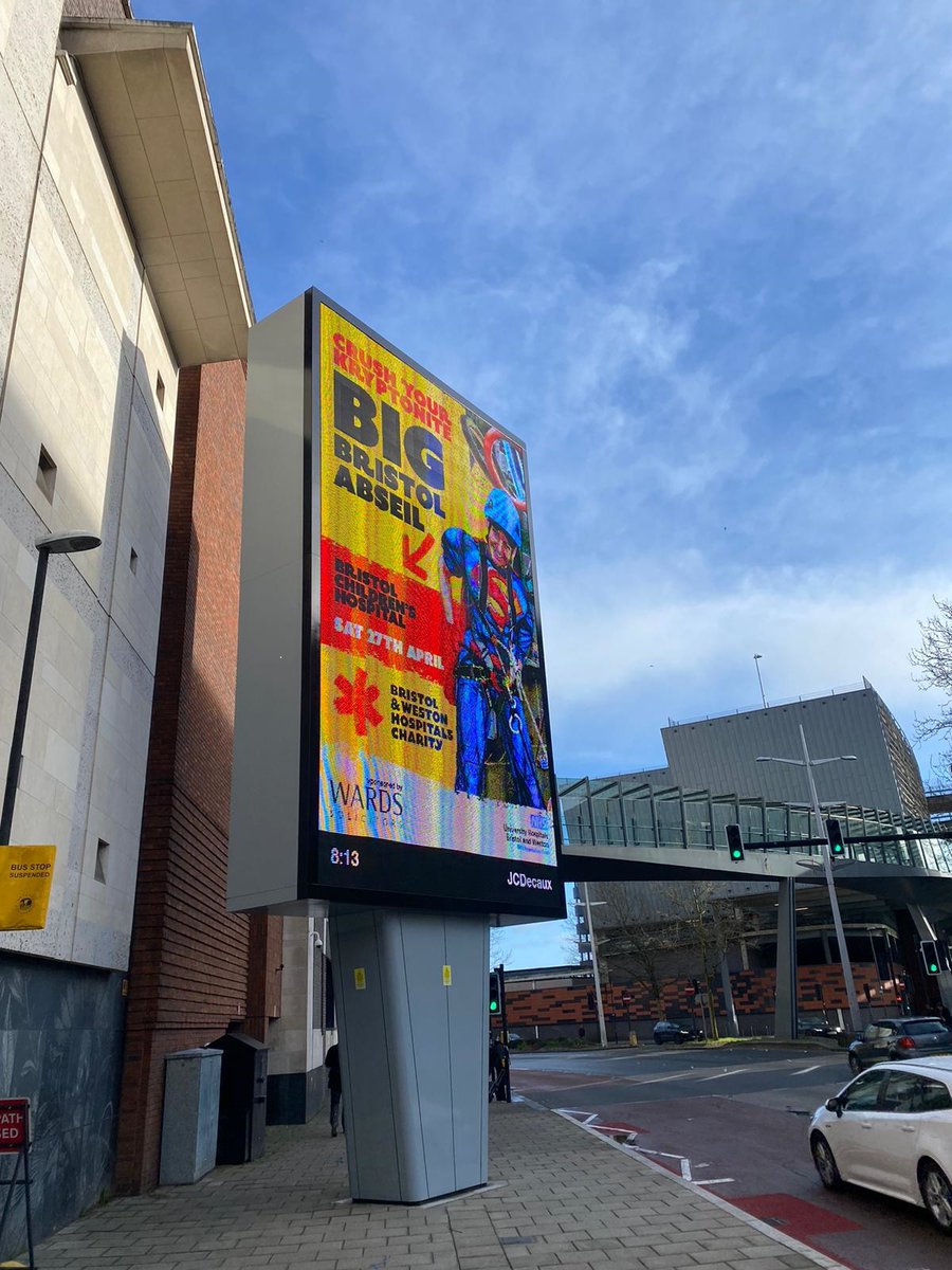 wardssolicitors's tweet photo. Just over a week to go until a group of us at Wards scale down the side Bristol's Children's Hospital, as part of the #BigBristolAbeil!   

Can you support us?   All funds support local NHS hospitals https://t.co/zOXWUgt1Du

#TeamBWHC
@bwhospcharity https://t.co/cotRykpid3