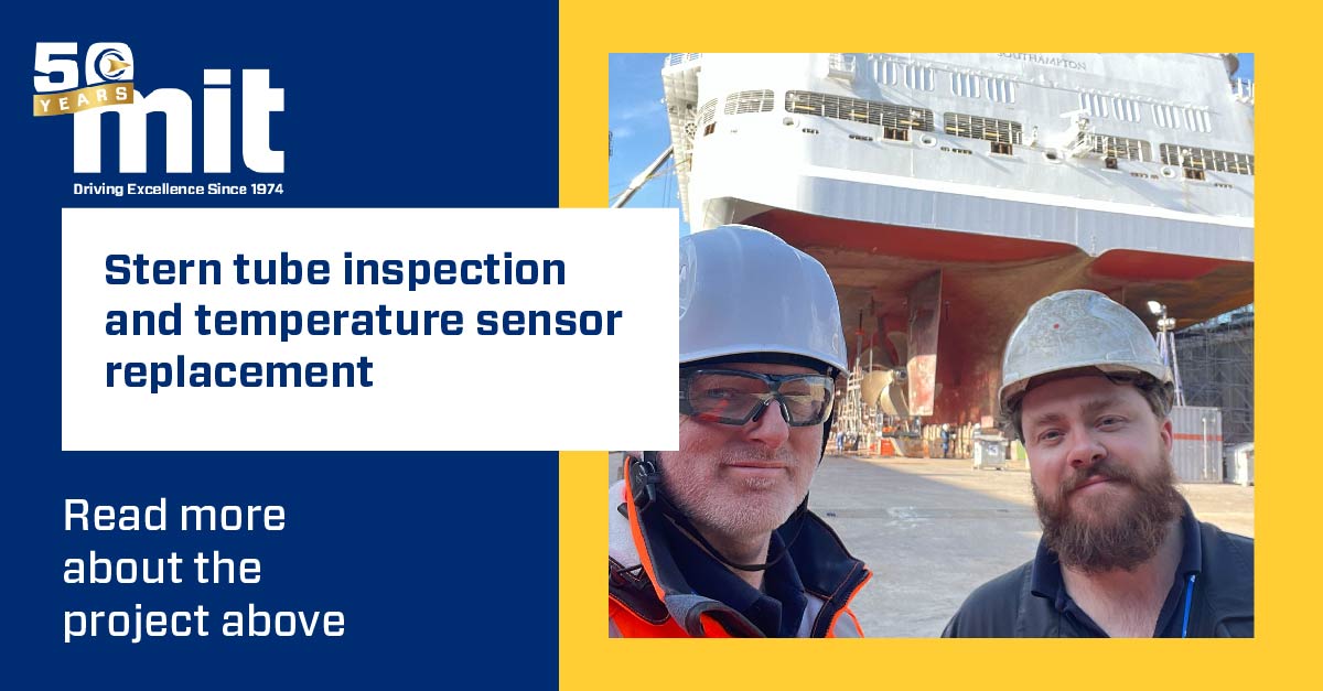 We are excited to reveal our latest project in Hamburg: we inspected a cruise ship's stern tube, assessed condition/wear, and managed the replacement of A Bracket's temperature sensors—a prime showcase of our MyDriveTrain Lifecycle support services. i.mtr.cool/cjlnozrjyn