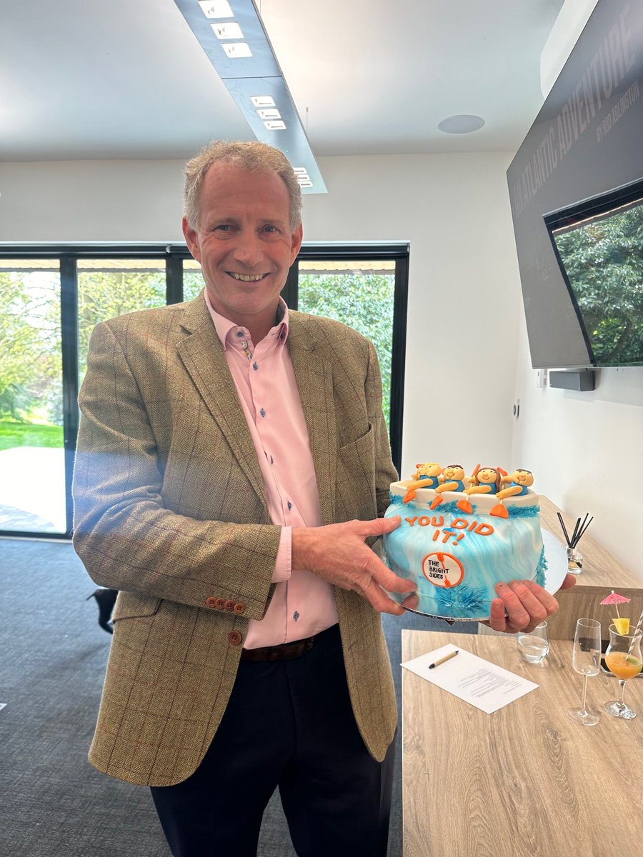 Yesterday, @StocktonHouse_ kindly hosted The Brightsides Atlantic Row celebrations at their office. The Brightsides have raised over £147,000 for @MeningitisNow and @Get_AHead_Trust What an OARsome achievement! @BromwichHardy