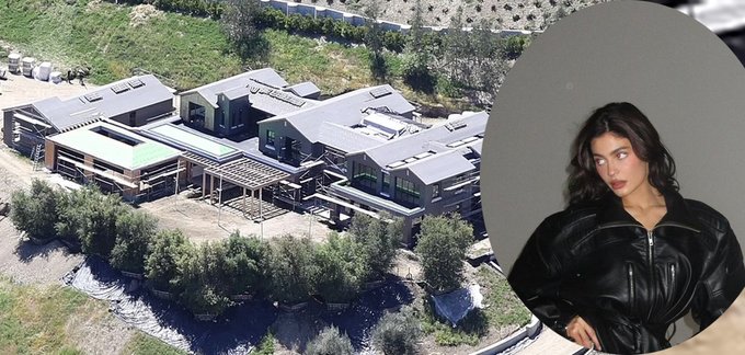Kylie Jenner's Nearly Finished Billionaire Stronghold: New Photos Reveal Advancements on Lip Kit Queen's Hidden Hills Mega Mansion, Three Years After $15 Million Land Acquisition