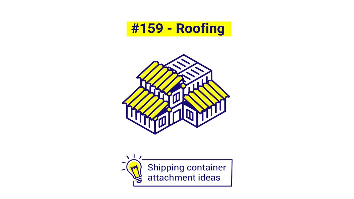 Attach almost anything to a shipping container with Domino Clamps 👍 ⠀⠀⠀
⠀⠀⠀
Suggestion no:159 - #Roofing⠀⠀
⠀⠀⠀
No welding, no drilling and no damage!⠀⠀⠀⠀
⠀⠀⠀
Got an attachment idea? 💡⠀⠀
⠀⠀⠀
Let us know in the comments or send us a DM 

#shippingcontainers