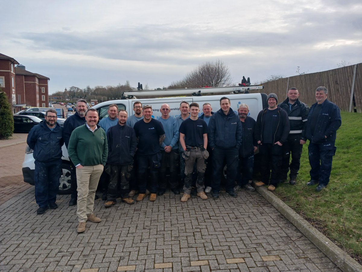 Meet the #Middlesbrough team! A break in the weather meant we could get our team together for a photograph as they embark on providing repairs and maintenance to over 10,000 homes for customers @AccentHousing and @NorthStarHG . linkedin.com/feed/update/ur…