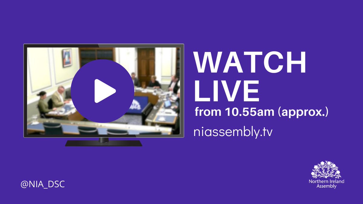 This morning, the Committee will hear evidence from 🔵The World Alliance for Mercury-Free Dentistry 🔵Officials from the Department of Health on the proposed replacement EU act: COM/2023/395 proposal to amend Regulation (EU) 2017/852 on mercury. 📺niassembly.tv/live-stream-2/