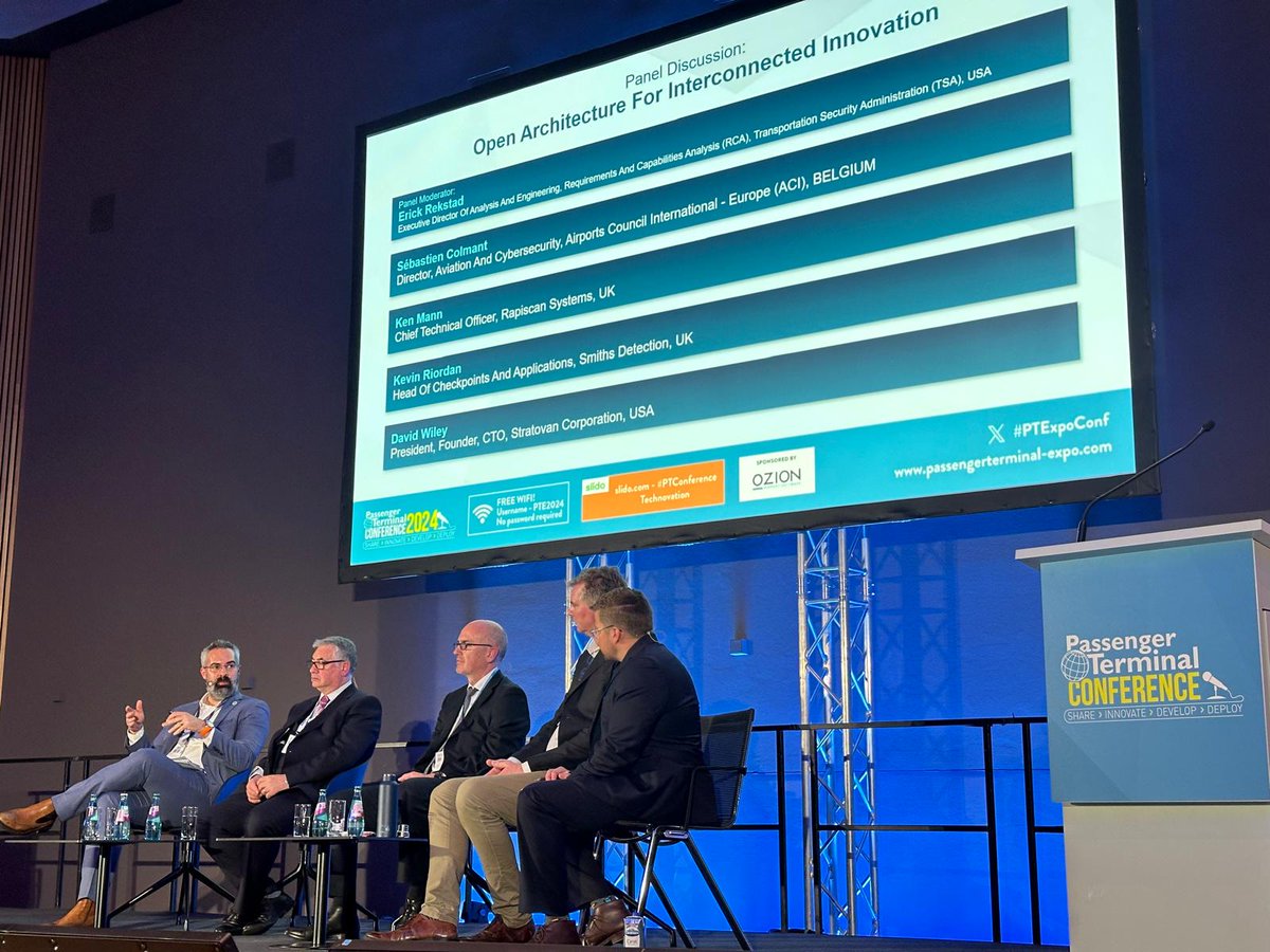 ACI EUROPE's sustainability and aviation security experts brought valuable insights to the @PTExpo in Frankfurt yesterday: Alexandre de Joybert, Director of Sustainability, provided an in-depth account of the latest pioneering development in Airport Carbon Accreditation: Level