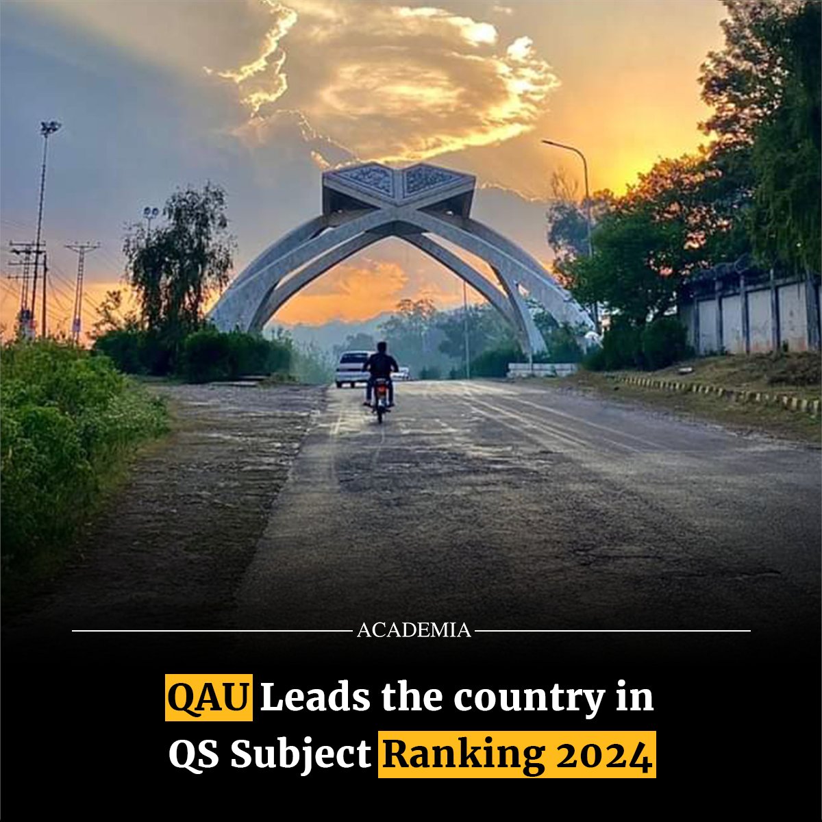 Quaid-i-Azam University (QAU) Islamabad @QAU_Official has once again emerged as a beacon of academic #excellence, clinching the top spot in #Pakistan and earning global recognition in the #prestigious QS @TopUnis Subject #Ranking 2024. The #university, which is already celebrated