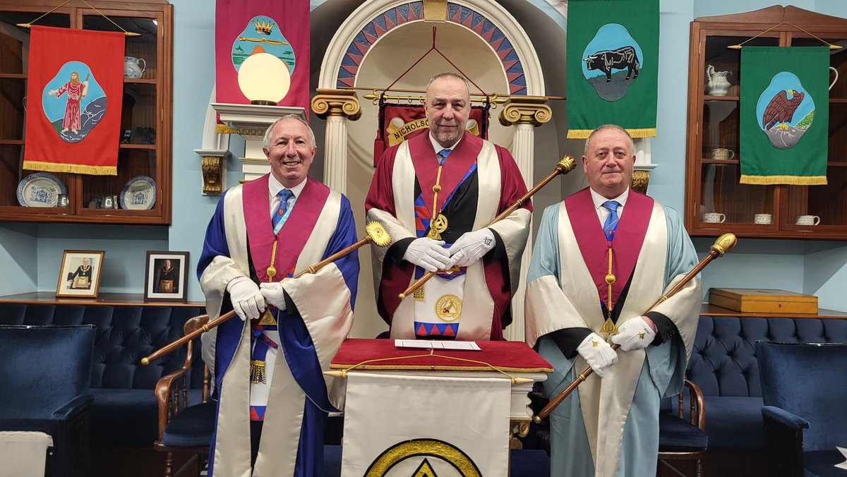 We had a great night at our Convocation last night. It was our Installation and our new Principals were successfully installed and we're all looking forward to you leading our Chapter for the ensuing year
