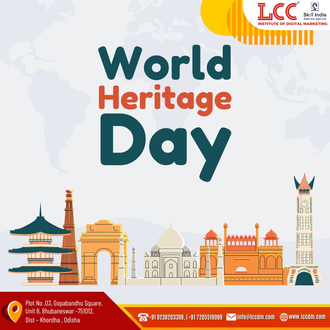 Happy World Heritage Day from LCC Institute of Digital Marketing! Today, we honor the richness of our cultural and natural heritage. Let's embrace diversity and preserve our legacy for a brighter future. #WorldHeritageDay #PreserveOurLegacy #LCCDigitalMarketing