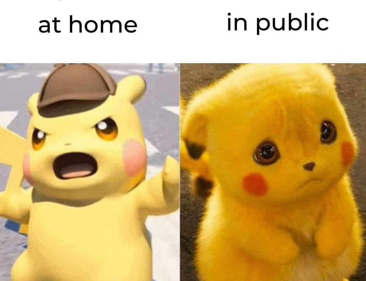 Me Pikachu....😂😂😂