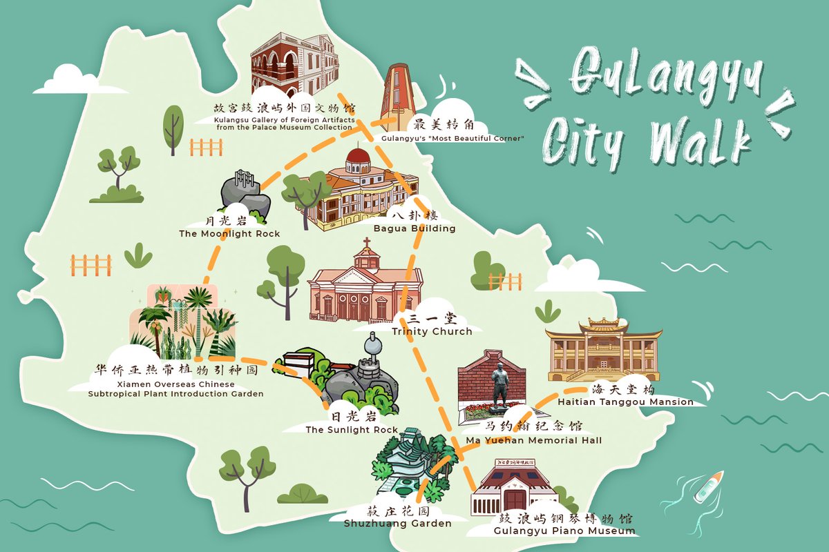 The charming Gulangyu Island may be small, but it is bursting with numerous attractions just waiting to be explored! Isn’t it such an ideal place for a city walk? In the next few days, we’ll show you three #GulangyuCityWalk routes. Stay tuned! #VisitXiamen #WorldHeritage