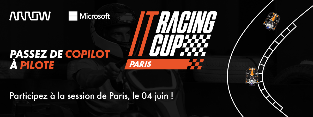 Nous sommes ravis d'annoncer que la saison de l'IT Racing Cup poursuivra sa course avec un second événement explosif à Paris, le 04 juin ! 🏆

Inscrivez-vous dès maintenant : arw.li/6010bJS62

*Évènement réservé uniquement aux revendeurs 

#Copilot