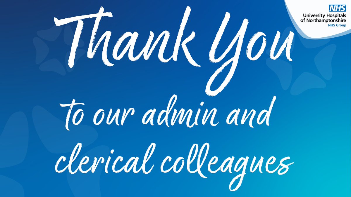 Today is World Admin Professionals Day - a chance to celebrate all our amazing admin and clerical colleagues who deliver crucial services, support colleagues and play a hugely important role in providing care to our patients. A huge thank you for the contribution you make! 💙