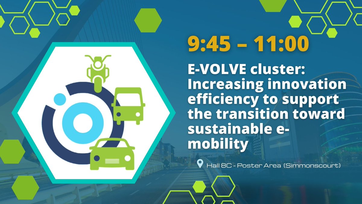 🚨 #TRA2024 Poster session with <a href="/EVOLVECluster/">E-VOLVE Cluster</a> projects #HiPE #HighScape <a href="/RHODaS_EU/">RHODaS</a> <a href="/scapepower/">SCAPE - Powering e-mobility</a> #EM_TECH &amp; <a href="/MobyMulti/">EU H2020 Project Multi-Moby</a>! Discover groundbreaking innovations in power electronics, e-motors, advanced controls &amp; circularity making transport safer, efficient, affordable &amp; sustainable!