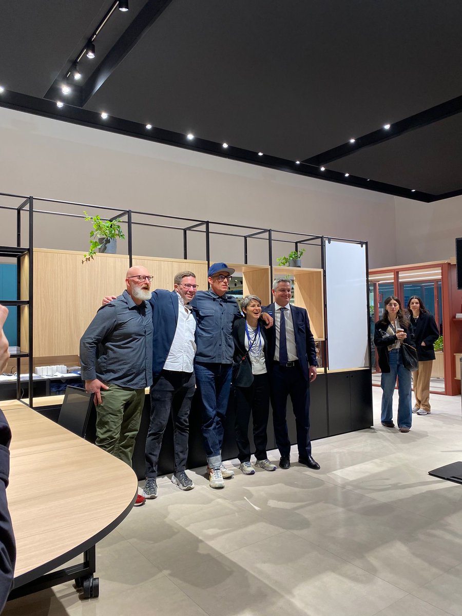 Atelier Lockers are out and showcased at Milano's #salonedelmobile2024. Stay tuned for more details! #FantonixGensler